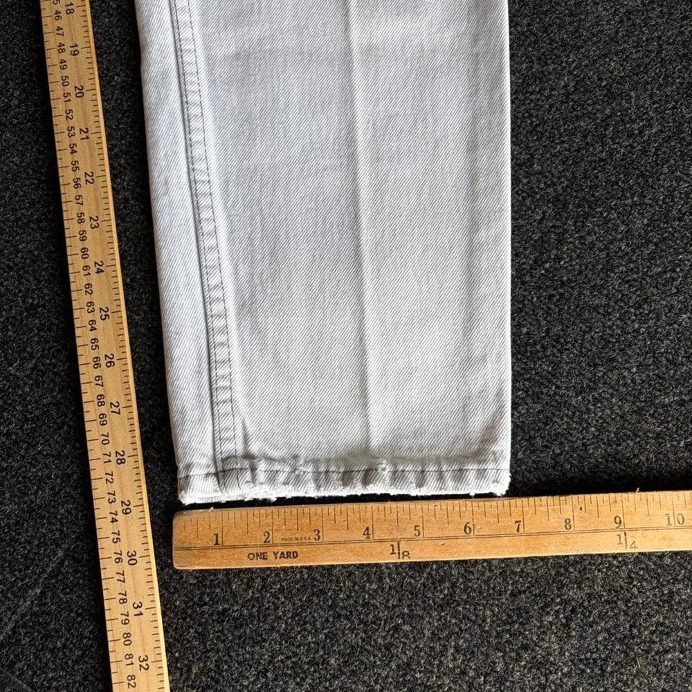 1980s-90s levis 550 white jeans